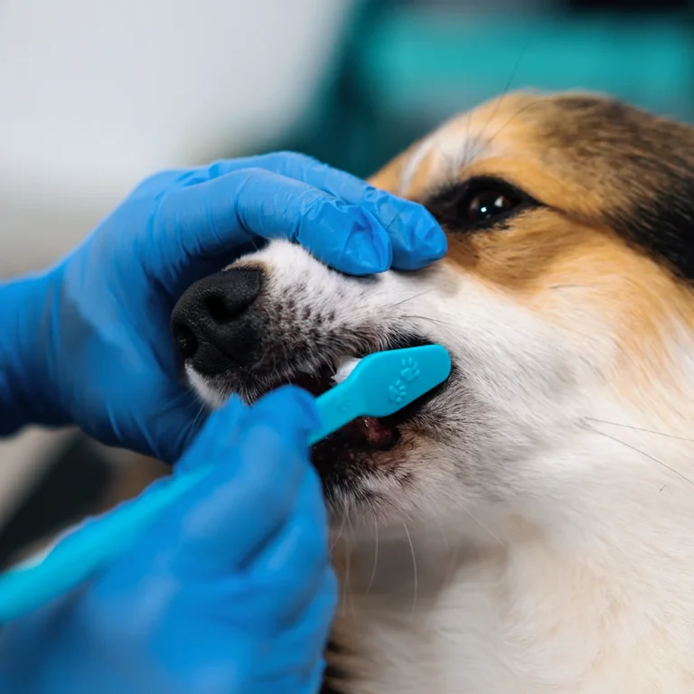 the-groomer-performs-the-procedure-of-brushing-the-2024-11-26-23-43-25-utc